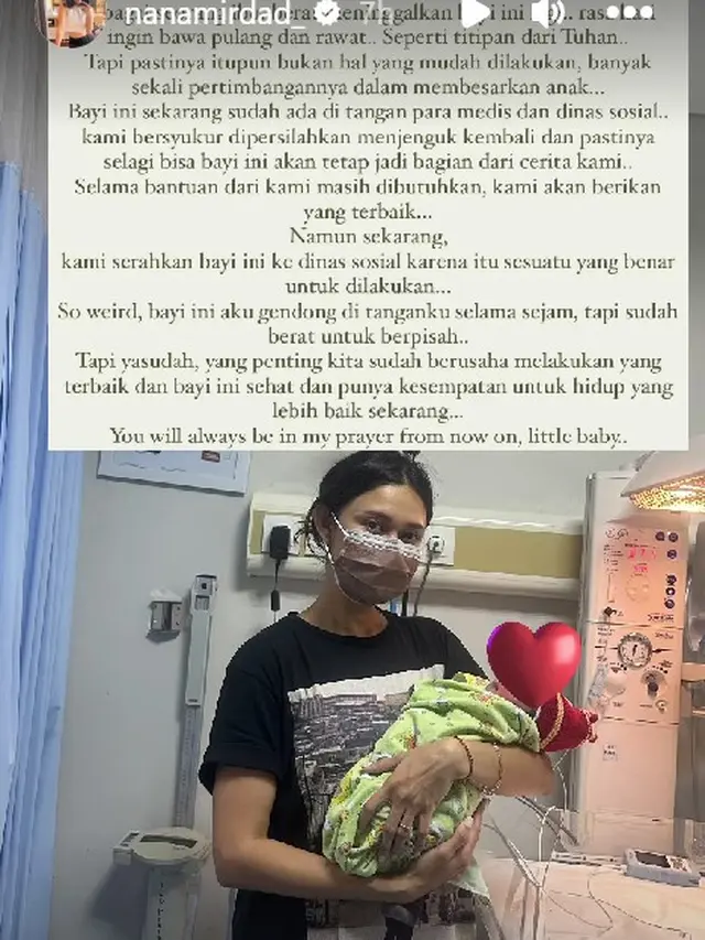Bayi Terlantar yang Ditemukan Nana Mirdad