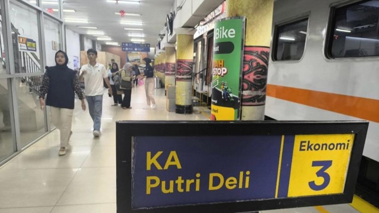 KA Putri Deli Jadi Primadona Nataru 2025/2026, Okupansi Melonjak Drastis di Sumatera Utara
