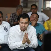 "Secara tertulis saya sampaikan permohonan maaf juga kepada selurun insan pers Indonesia yang kurang berkenan dengan candaan saya beberapa waktu lalu, saya minta maaf sebesar-besarnya,” ujar Raffi. (Nurwahyunan/Bintang.com)