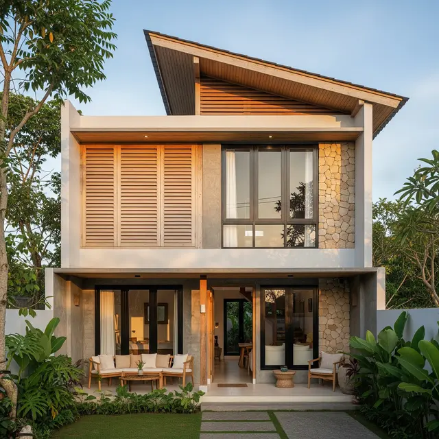 9 Desain Rumah Kecil tapi Bisa Dua Lantai karena Struktur Ringan, Solusi Optimal