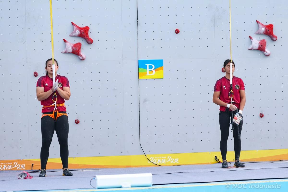 Panjat Tebing Sumbang 1 Emas dan 2 Perak di Asian Beach Games