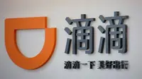 Logo Didi Chuxing di kantor pusatnya, Beijing, Tiongkok, 18 Mei 2016 (Foto: Reuters)