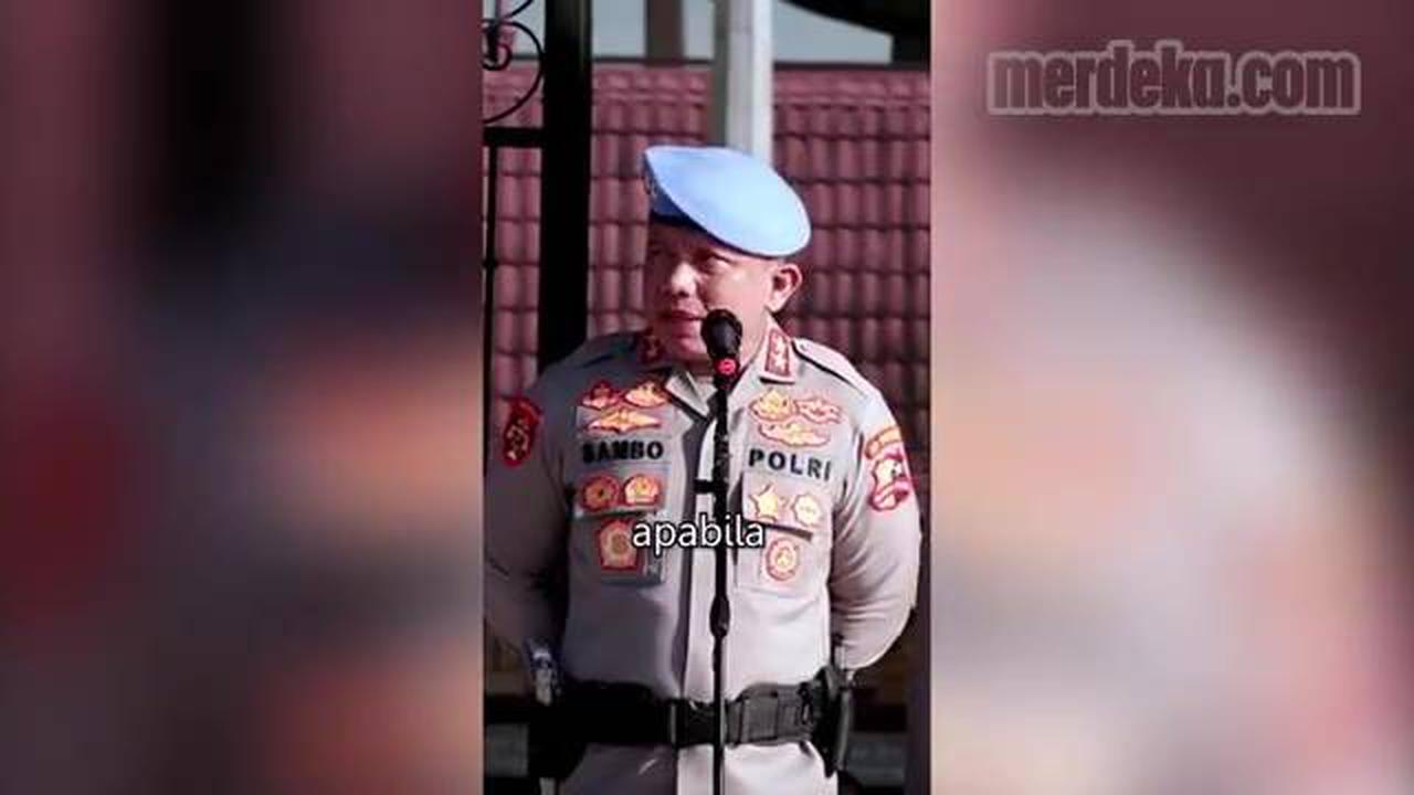 VIDEO: Tanpa Ampun, Kapolri Bertindak Tegas Sikat Anggota Lakukan Asusila ke Wanita