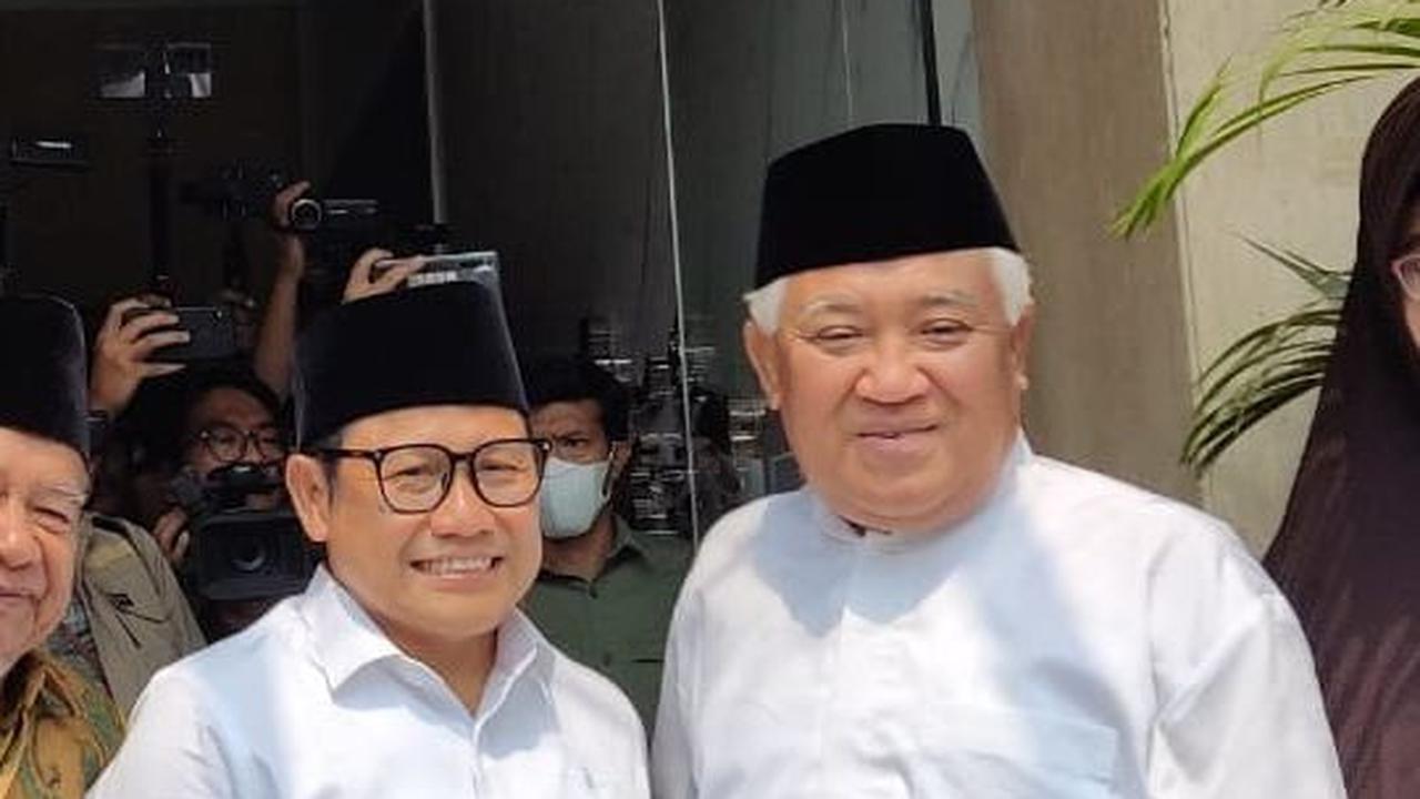 Din Syamsuddin Temui Cak Imin, Bahas Tim Pemenangan?