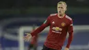 6. Donny van de Beek - Donny van de Beek adalah satu-satunya pemain Belanda yang ada di skuad Manchester United pada musim ini. Gelandang berusia 23 tahun ini didatangkan dari Ajax Amsterdam pada bursa transfer musim panas. (AFP/Matt Dunham/pool)