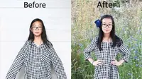 Ide kreatif Sarah Tyau mengubah baju lama dengan desain baru. (dok.Instagram @sarahtyau/https://www.instagram.com/p/BoS4DSCn1qo/Henry