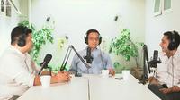 Gubernur DKI Jakarta Anies Baswedan saat menghadiri Podcast di Kanal Youtube Total Politik. (Istimewa)