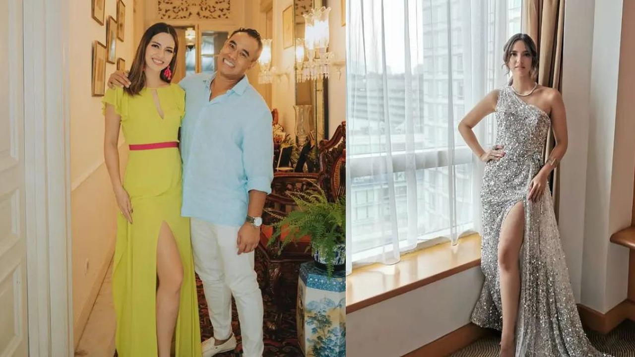 8 Model Dress Panjang Belah Samping Nia Ramadhani, Inspirasi Tampil Glamor dan Stylish Hadiri Acara