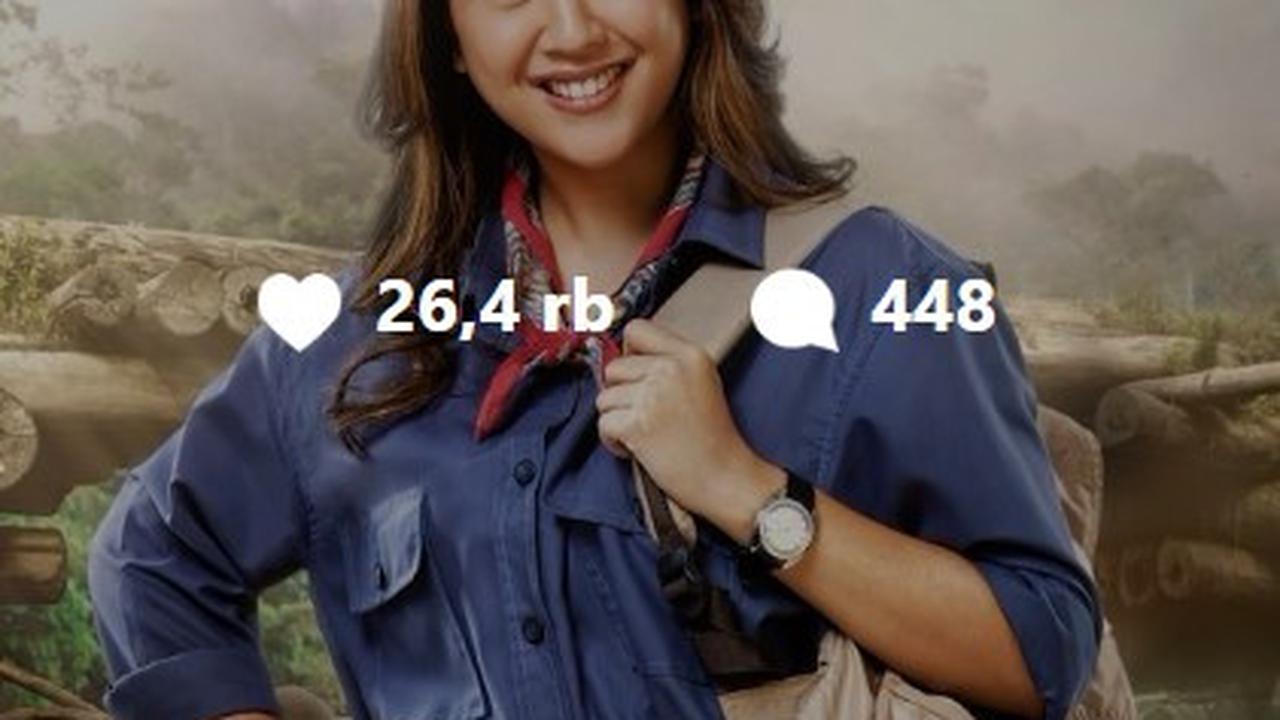 Sherina Munaf dengan rambut panjang (Instagram/sherinamunaf)