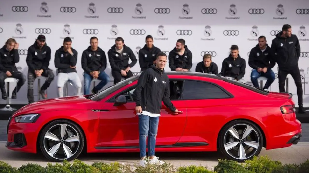 Para pemain Real Madrid mednapatkan hadiah mobil Audi