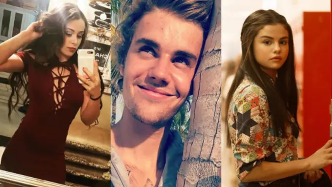 [Bintang] Selena Gomez, Caitlin Beadles, dan Justin Bieber