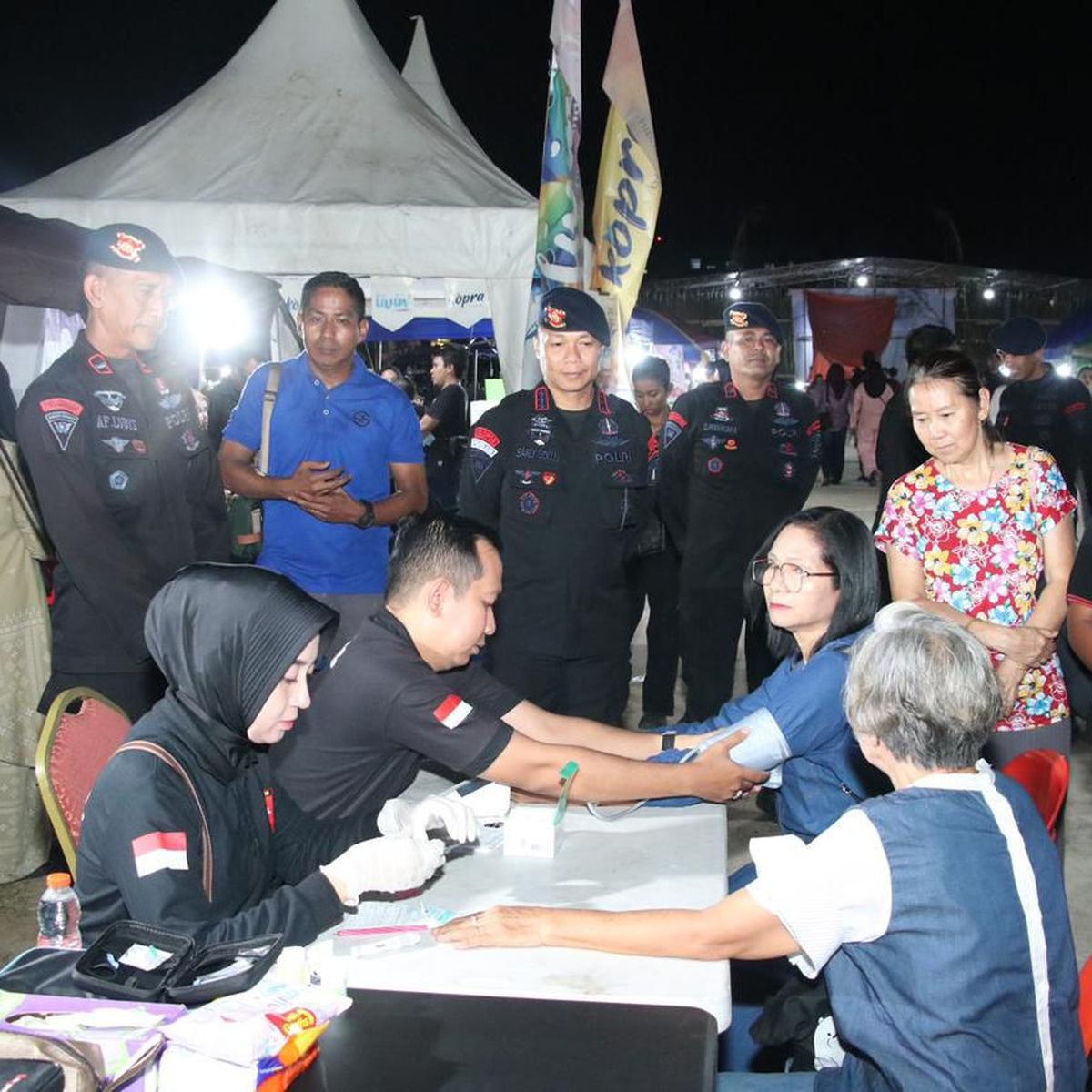 polri bergegas bantu masyarakat korban gempa di tarakan