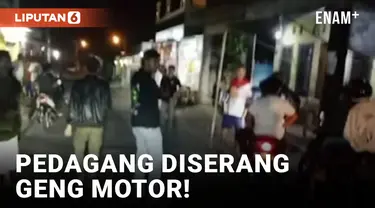 Geng Motor Kembali Berulah, Serang Pedagang di Sukabumi!