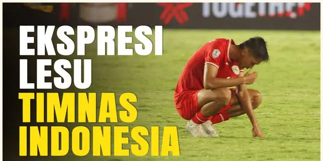 VIDEO: Ekspresi Lesu dan Kecewa Terpancar dari Wajah Pemain Timnas Indonesia, Usai Ditahan Imbang Laos