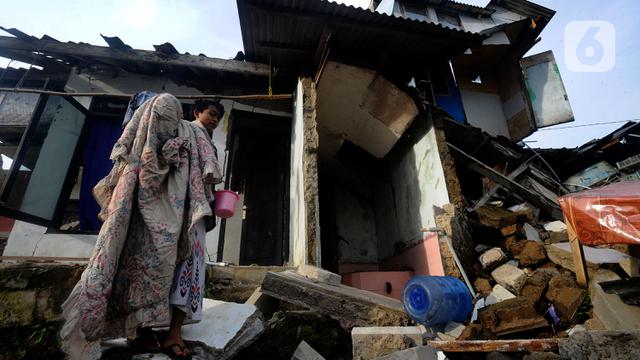 kerusakan parah gempa Cianjur