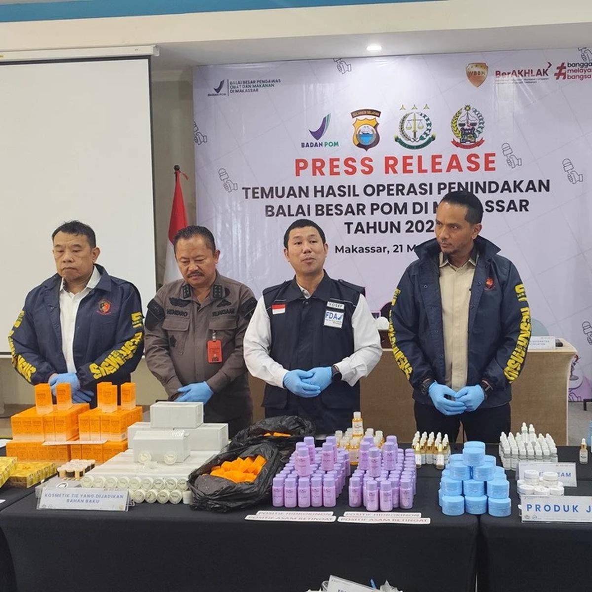 Pengungkapan kosmetik bermerkuri