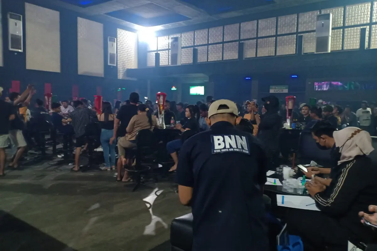 BNN Tuban razia narkoba di tempat hiburan malam. (Istimewa)