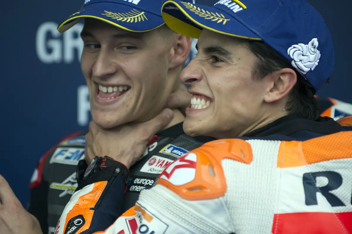 Selebrasi Nyeleneh Marc Marquez di MotoGP
