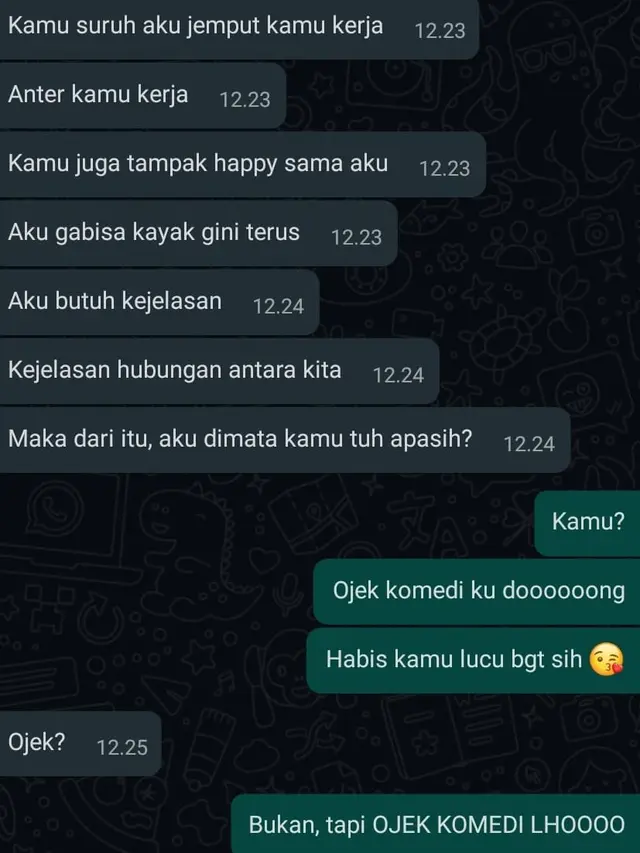 6 Chat Lucu Tanya Kejelasan Hubungan Pada Gebetan Ini Berakhir Nyesek
