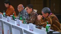 Ketua Dewan Penasehat Bisnis ASEAN (ASEAN-BAC) dan Ketua Umum Kamar Dagang dan Industri Indonesia (Kadin) Indonesia arsjad rasjid dalam Dialog Meja Bundar Regional Comprehensive Economic Partnership (RCEP). (Dok Kadin)