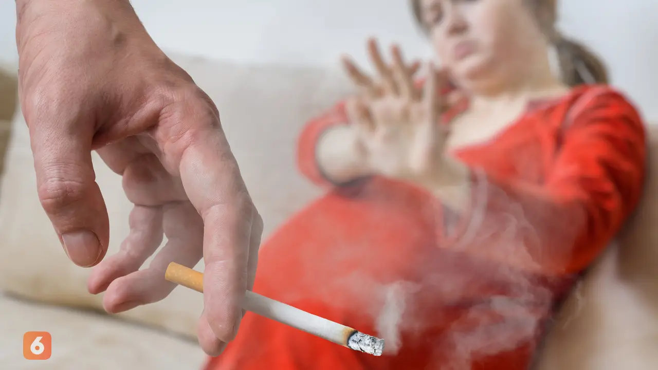 Ilustrasi Asap Rokok Ibu Hamil (iStockphoto)