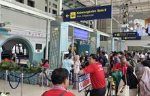 Stasiun Pasar Senen Masih Ramai Pemudik di Hari Kedua Lebaran