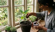 4 Cara Membuat Pupuk untuk Terong dari Ampas Kopi, Mudah dan Hemat