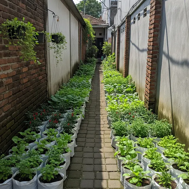 9 Desain Kebun Sayur di Gang Sempit, Lahan Terbatas Jadi Produktif
