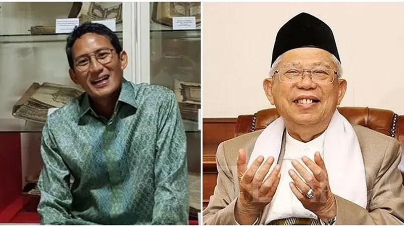 Jokowi dan Prabowo Bertemu, Ini Kegiatan Ma'ruf Amin dan Sandiaga Uno
