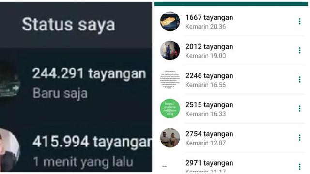 Bak Seleb 6 Potret Story Whatsapp Sampai Ribuan Ini Bikin Melongo Hot Liputan6 Com