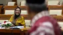 Calon anggota Badan Pemeriksa Keuangan (BPK) Nurhayati Ali Assegaf menjalani uji kelayakan dan kepatutan oleh Komisi XI DPR di Kompleks Parlemen Senayan, Jakarta, Senin (2/9/2019). Komisi XI bakal memilih 5 dari 32 nama yang lolos sebagai calon anggota BPK 2019-2024. (Liputan6.com/JohanTallo)