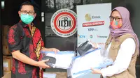 EMTEK Peduli Corona memberikan bantuan untuk IDI Jawa Barat berupa APD, Rabu (5/8/2020)