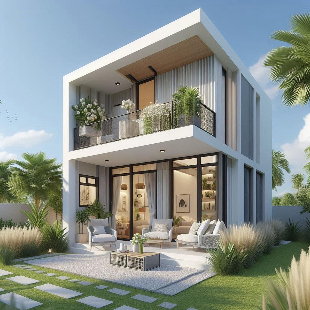 Desain Rumah 2 Lantai Minimalis Type 36