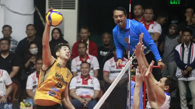 Garrett Thomas Muagututia - Jakarta Bhayangkara Presisi - PLN Mobile Proliga 2023 - Final Four