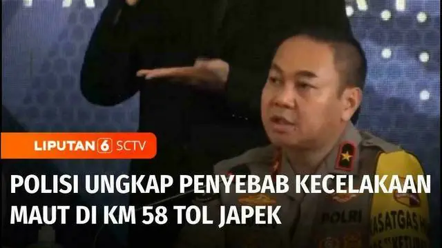 Penyebab terjadinya kecelakaan maut di Km 58 tol Jakarta-Cikampek, akhirnya diungkap oleh Kepolisian. Aktivitas sopir yang tinggi mengakibatkan kelelahan hingga akhirnya hilang kendali kendaraan.