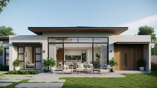 Model Rumah 1 Lantai Tipe 45 Tapi Tetap Nyaman untuk 5 Orang/Gemini AI