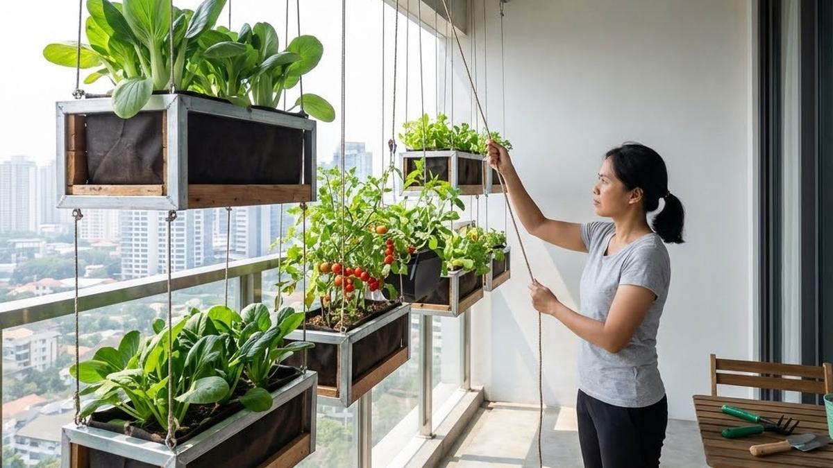 9 Desain Kebun Sayur Portable Bisa Dipindah, Solusi Praktis Lahan Sempit