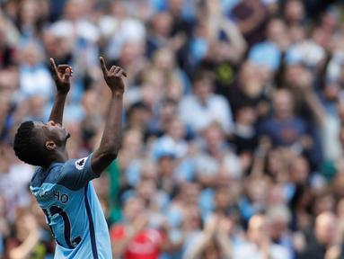 Manchester City menang 4-0 atas Bournemouth dalam laga pekan kelima Premier League di Stadion Etihad, Sabtu (17/9/2016) malam WIB. (Action Images via Reuters/Carl Recine)
