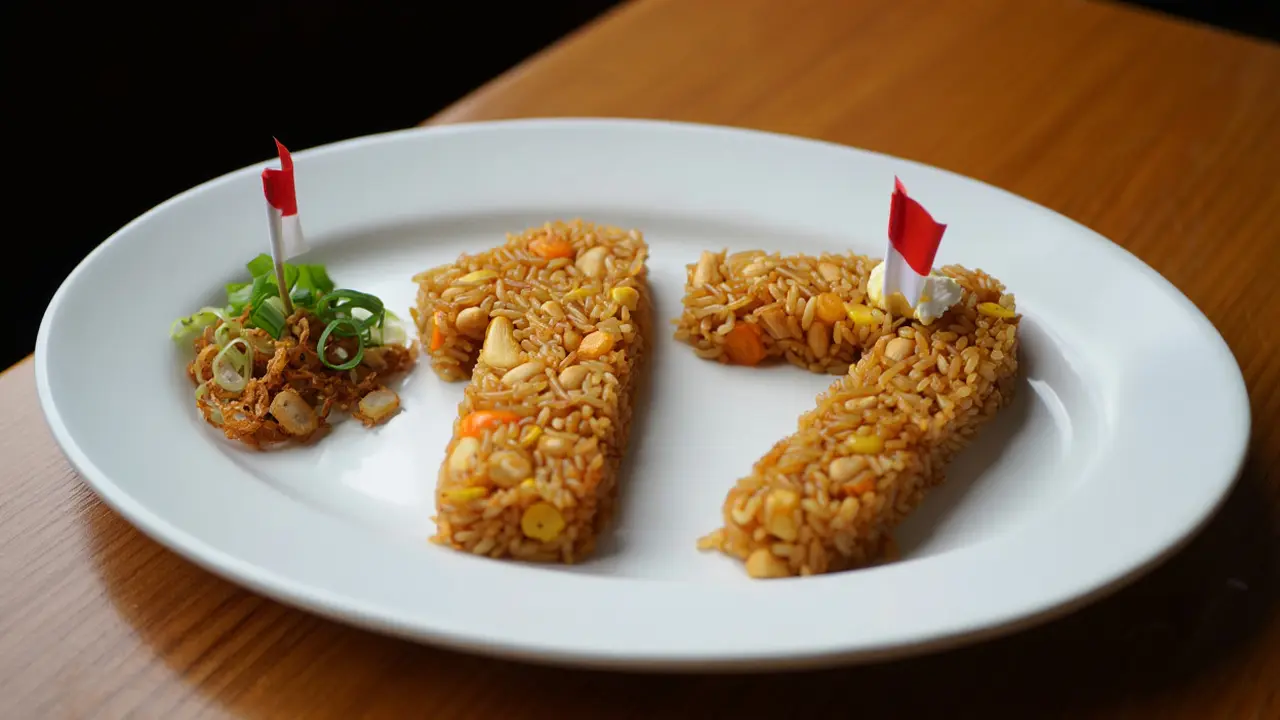 Tips Menghias Nasi Goreng untuk Lomba 17 Agustus/Ilustrasi gambar AI