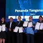 PT FKS Food Sejahtera Tbk (AISA) anak perusahaan FKS Group menandatangani Memorandum of Understanding (MUo )pada acara Wonderful Indonesia Co-Branding Forum (WCIF )2024. (Dok AISA)