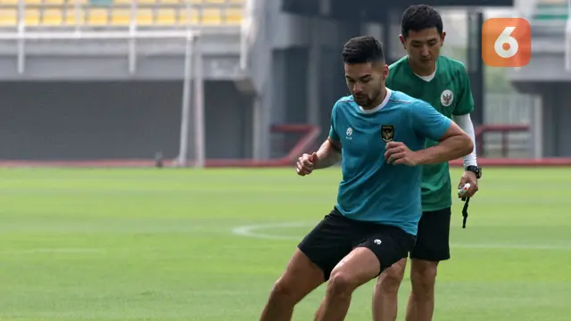 Foto: Miris, Latihan Resmi Perdana Timnas Indonesia Cuma Dihadiri 8 Pemain!