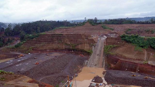Kementerian PUPR tengah menyelesaikan pembangunan Bendungan Kuwil Kawangkoan di Kabupaten Minahasa Utara, Sulawesi Utara. (Dok Kementerian PUPR)