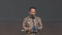 Direktur Jenderal Mineral dan Batubara Kementerian ESDM Tri Winarno, di Assembly Hall, Jakarta International Convention Center (JICC), Jakarta Pusat, Rabu (15/10/2025). (Foto: Liputan6.com/Tira Santia)