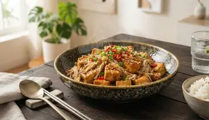 Resep Jamur Enoki Tofu Saus Tiram ala Resto yang Gurih