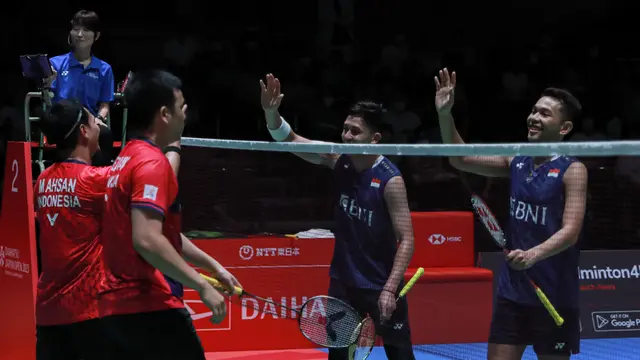 Fajar Alfian/Muhammad Rian Ardianto - Japan Open 2023 - Bulu Tangkis