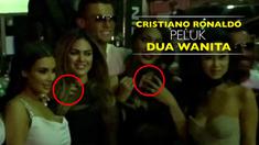 Cristiano Ronaldo Peluk 2 Wanita Sekaligus Saat Bersama Kim Kardashian
