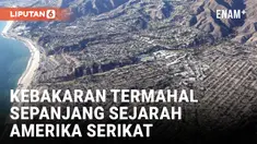 Lebih Dari 12.000 Bangunan Hancur Akibat Kebakaran di Wilayah Los Angeles