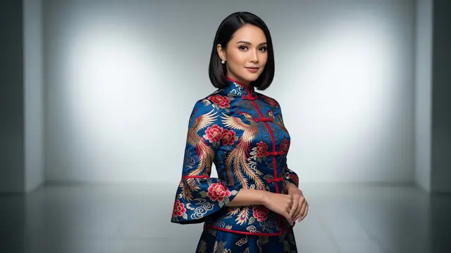 Model Rambut Pendek Wanita Cina Bob Lurus Klasik