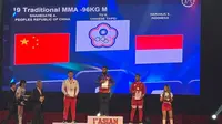 Timnas MMA Indonesia Gondol 1 Perak dan 3 Perunggu di Kejuaraan Asia