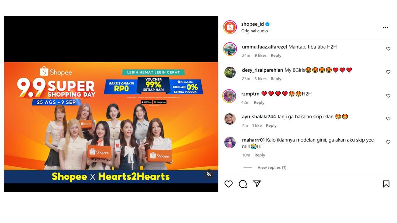 Kolaborasi Manis! Iklan Shopee Hearts2Hearts untuk 9.9 Super Shopping Day